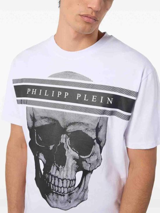 26SS 필립 플레인 반팔 티셔츠 SAFCMTK8881PJY002N01 White - PHILIPP PLEIN