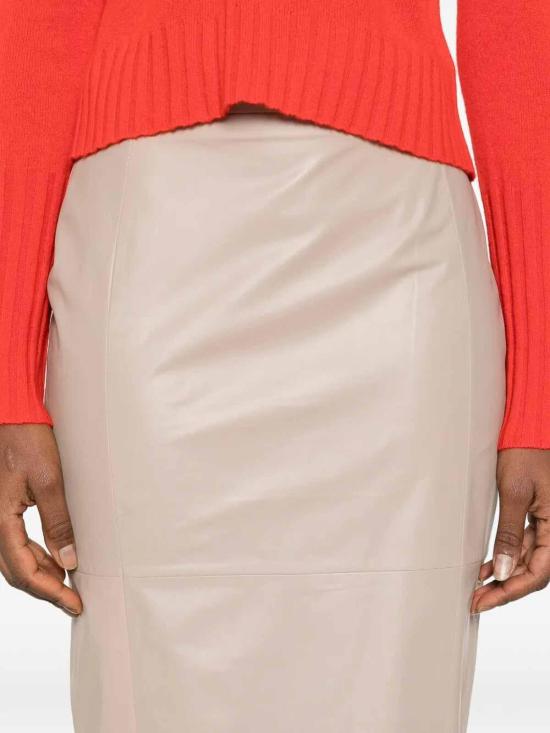 26SS 막스마라 가죽 자켓 26114010116E15 Light Beige - MAX MARA