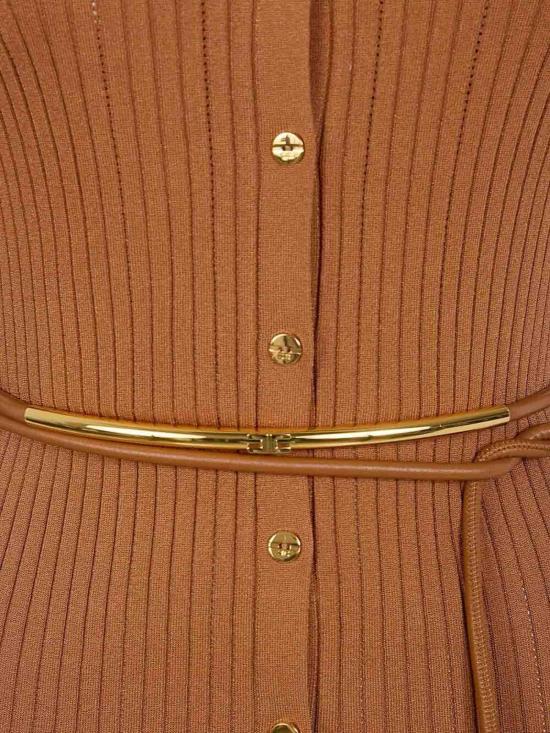 26SS 엘리자베타프랜치 미디 스커트 AM15S61E2600 Brown - ELISABETTA FRANCHI