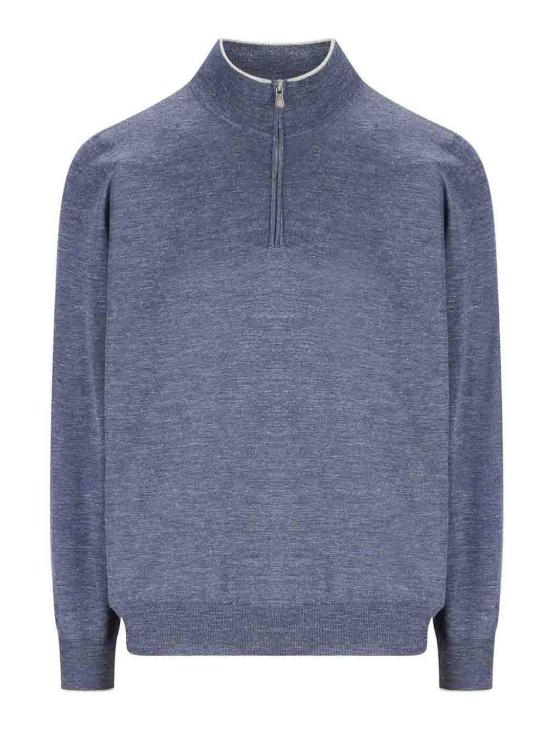 26SS 브루넬로 쿠치넬리 스웨터 MHS805904CZQ30 Light Wash