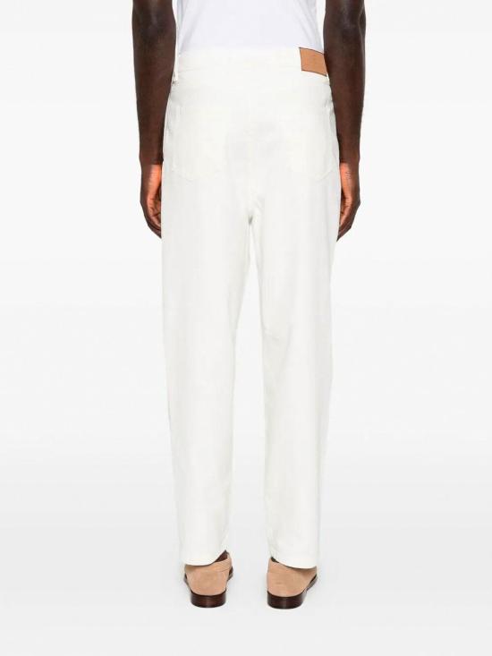 26SS 브루넬로 쿠치넬리 스트레이트 팬츠 M277PK2310C7210 Cream - BRUNELLO CUCINELLI