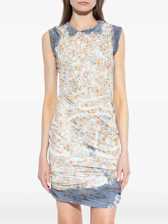 26SS 디젤 미디 스커트 A229370IFBA8GJA Blue - DIESEL