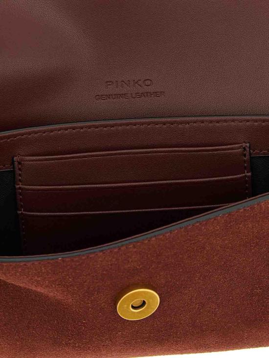 26SS 핑코 숄더백 105349A0F6R49Q Dark Red - PINKO