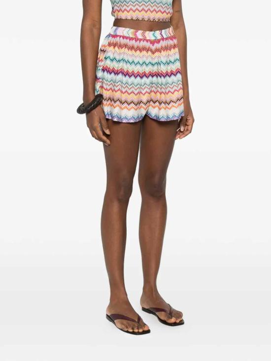 26SS 미소니 숏팬츠 MC22SI00BR014FSM9WV Multicolour - MISSONI