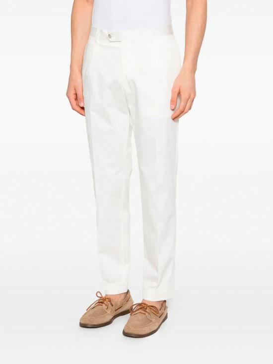 26SS 발바 스트레이트 팬츠 NAPOLI530550001 White - BARBA