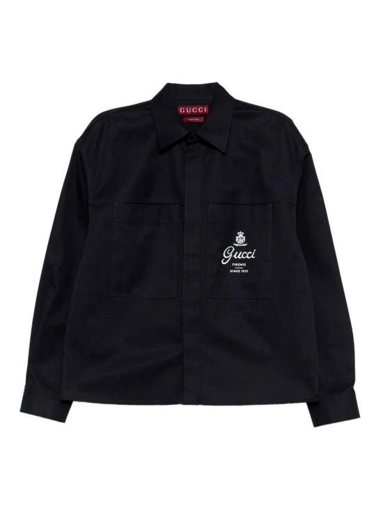 26SS 구찌 긴팔 셔츠 851711ZAQH54440 Blue