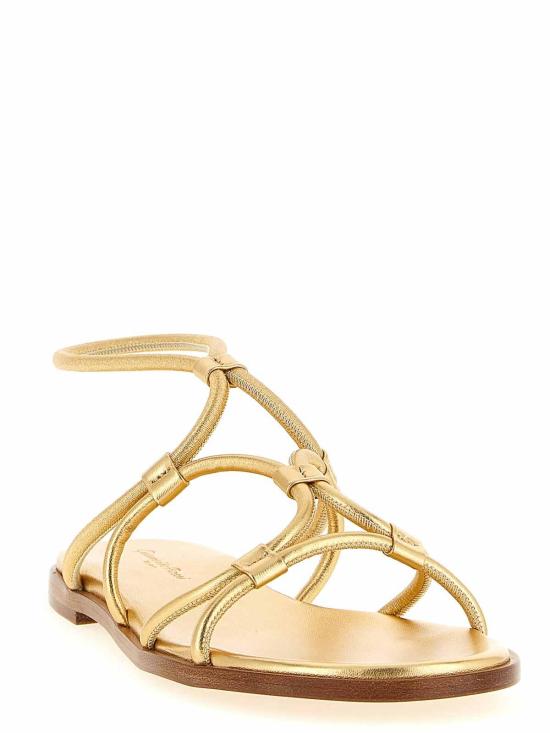 26SS 지안비토로시 샌들 G3257405CUONPSMEKO Gold - GIANVITO ROSSI
