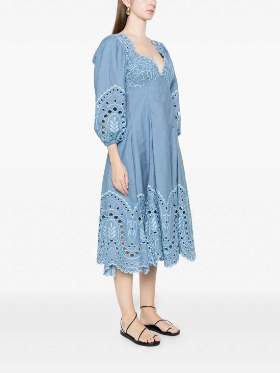 26SS 차로루이즈 롱 원피스 263615BLUE Blue - CHARORUIZ