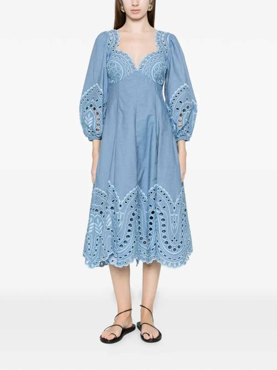 26SS 차로루이즈 롱 원피스 263615BLUE Blue - CHARORUIZ