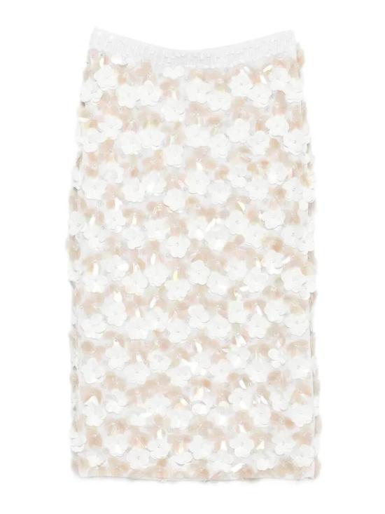 26SS 파로쉬 미디 스커트 GYMD621663802 White