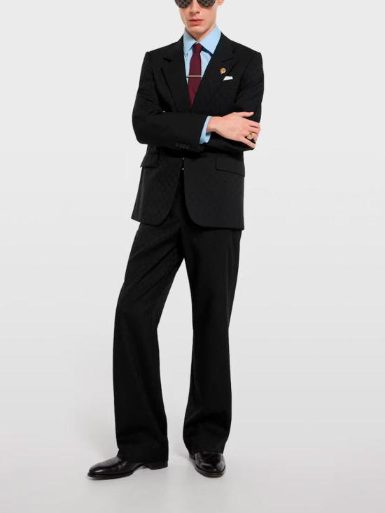 26SS 구찌 GG 울 팬츠 864053ZAUUC1000 - GUCCI