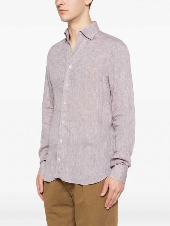 26SS 발바 긴팔 셔츠 NSFR2P0154072U0008 Dark Brown - BARBA