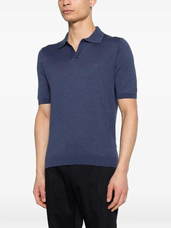 26SS 발바 폴로 티셔츠 7000908020570 Blue - BARBA