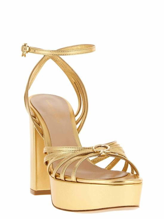 26SS 지안비토로시 샌들 G3263270RICNPSMEKO Gold - GIANVITO ROSSI