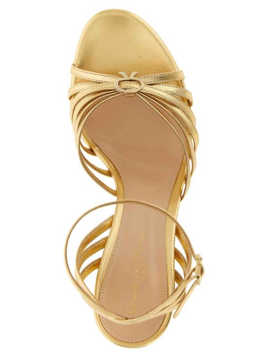 26SS 지안비토로시 샌들 G3263270RICNPSMEKO Gold - GIANVITO ROSSI