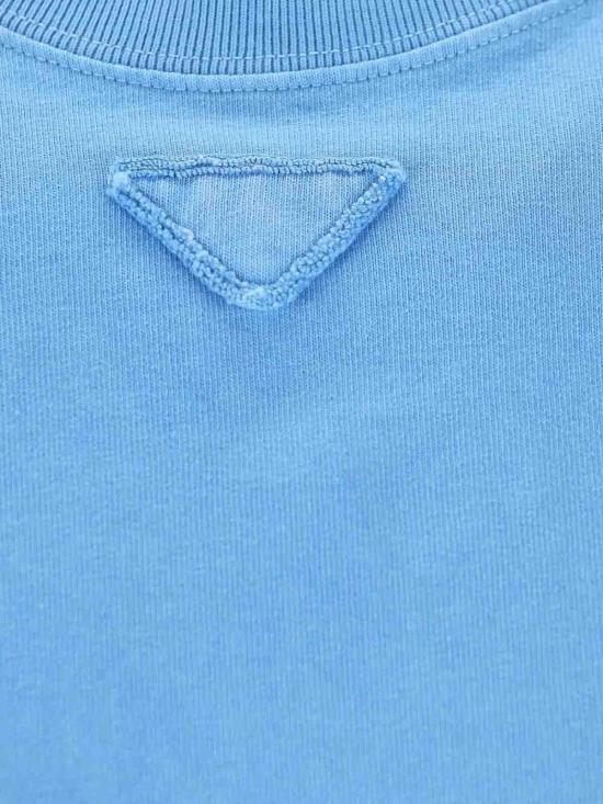 26SS 프라다 반팔 티셔츠 UJN986187BSOOOF0013 Light Blue - PRADA