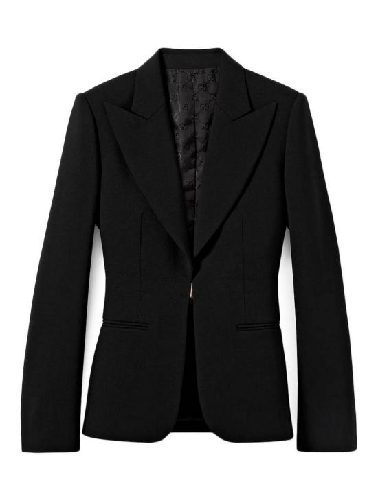 26SS 구찌 테크니컬 스트레치 울 재킷 864253ZAUPG1000 Black