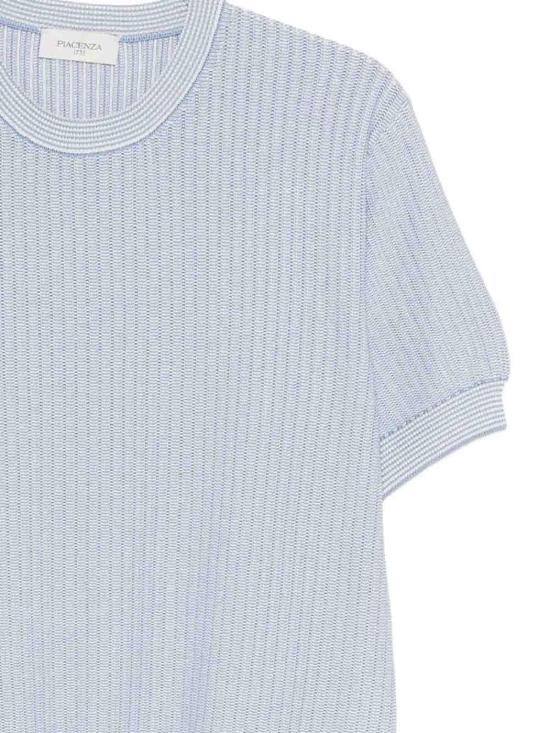 26SS 피아젠차 스웨터 M1150022001635 Light Blue - PIACENZA 1733