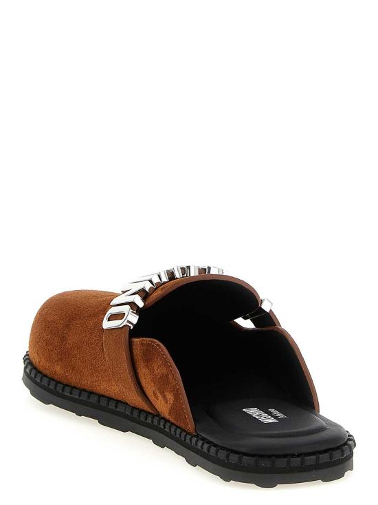 26SS 모스키노 뮬/슬리퍼 MA10162G1OME020A Brown - MOSCHINO