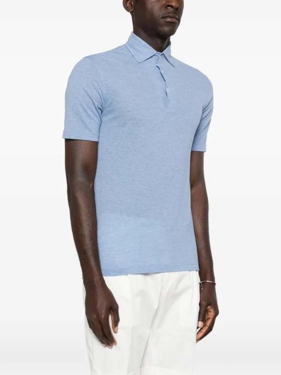 26SS 발바 폴로 티셔츠 7000913030510 Light Blue - BARBA