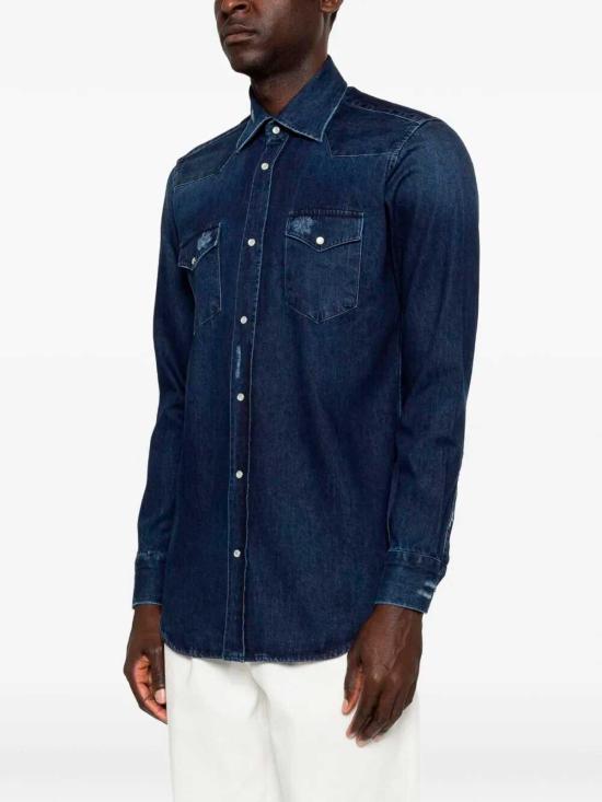 26SS 사르토리오 데님 셔츠 SCC0001SH296501039 Black - SARTORIO