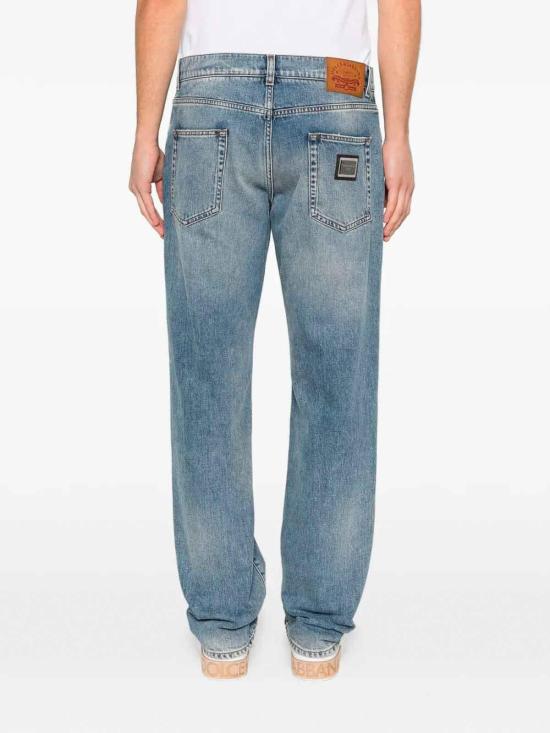 26SS 돌체앤가바나 스트레이트 팬츠 GP02XDG8OV8S9001 Denim - DOLCE & GABBANA