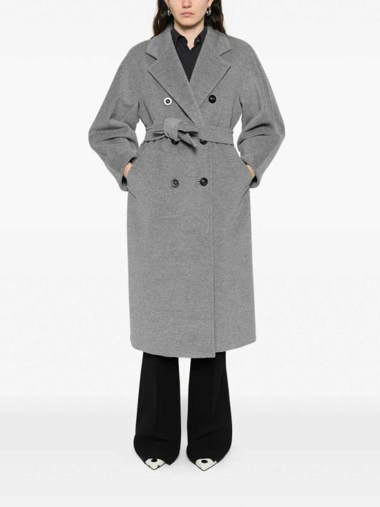 26SS 막스마라 마담 더블 브레스티드 코트 261101801160001E15 Light Grey - MAX MARA