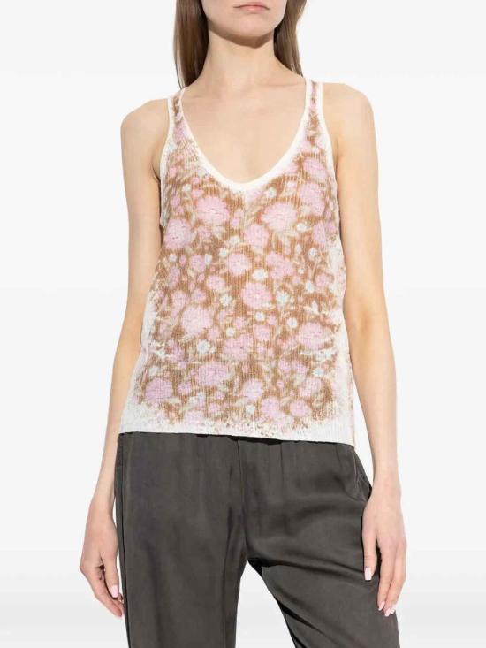 26SS 디젤 민소매 티셔츠 A239340IKCL7GJ Light Brown - DIESEL