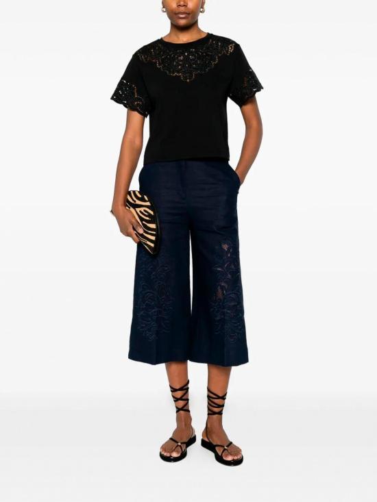 26SS 트윈셋 반팔 티셔츠 261TP244000006 Black - TWINSET