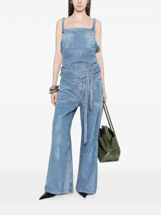 26SS 디젤 민소매 티셔츠 A2378709P2301 Denim - DIESEL