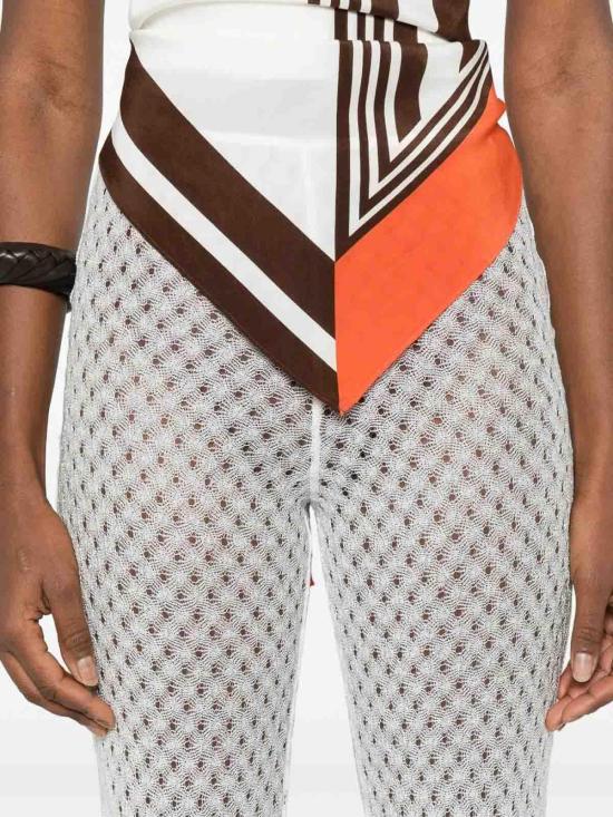 26SS 미소니 팔라초 팬츠 MC25SI00BR014RS01JW White - MISSONI