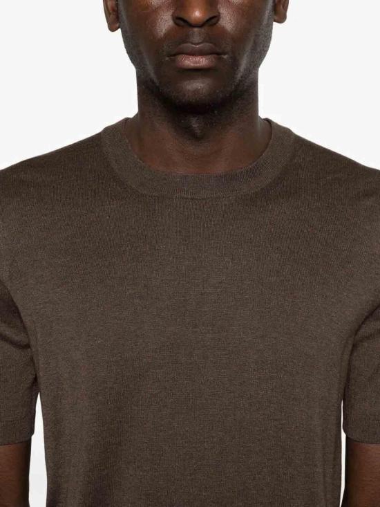 26SS 발바 반팔 티셔츠 7000908010184 Dark Brown - BARBA