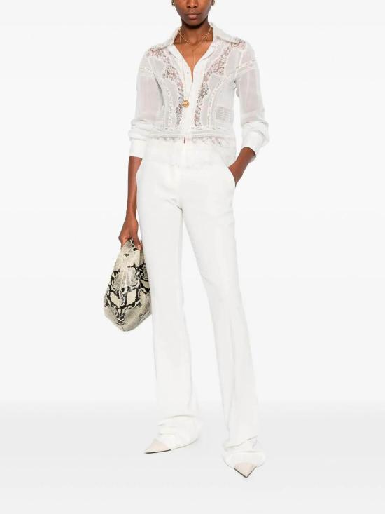 26SS 에르마노 설비노 스트레이트 팬츠 D486P327HKI10602 White - ERMANNO SCERVINO