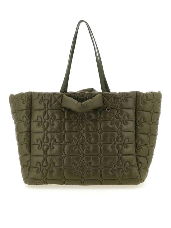 26SS 가니 퀼티드 리테크 XXL 토트백 B2080003861 Green