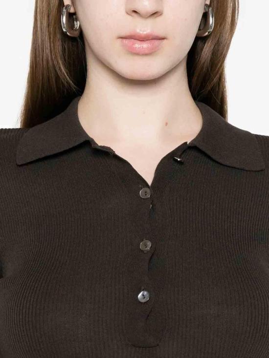 26SS 파로쉬 탑 CIPRIA26D540962086 Brown - PAROSH