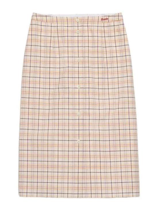 26SS 프라다 미디 스커트 P122IR171CSOOOF028Y Nude Neutrals