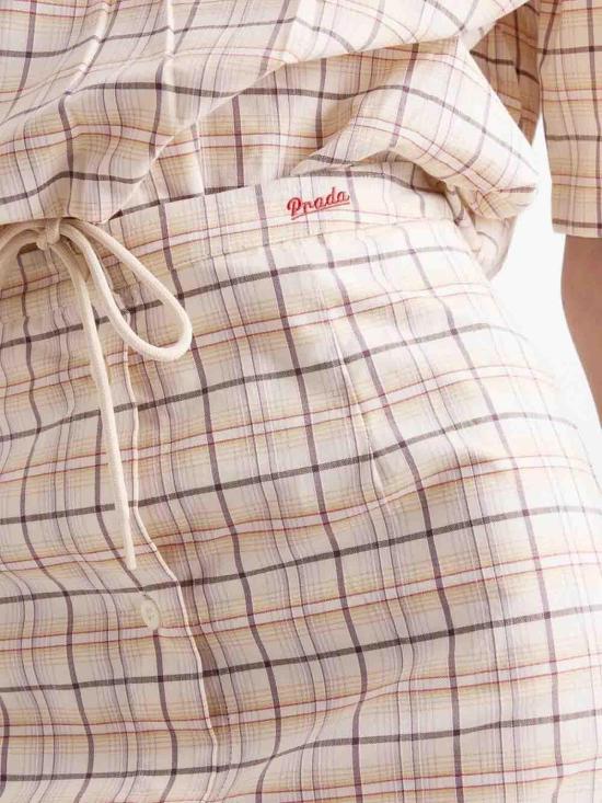 26SS 프라다 미디 스커트 P122IR171CSOOOF028Y Nude Neutrals - PRADA