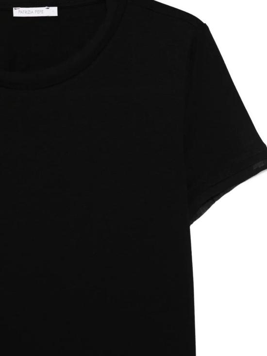 26SS 파트리지아페페 반팔 티셔츠 8M1797J392K103 Black - PATRIZIA PEPE