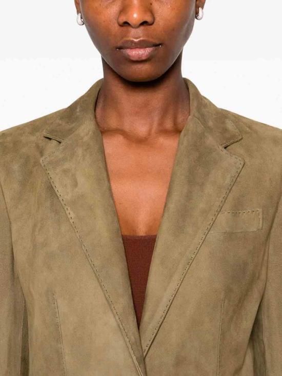 26SS 딸리아토레 가죽 자켓 SOPHIEPECHE260126E242 Green - TAGLIATORE