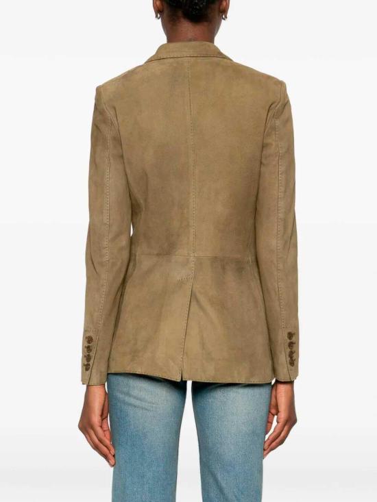 26SS 딸리아토레 가죽 자켓 SOPHIEPECHE260126E242 Green - TAGLIATORE