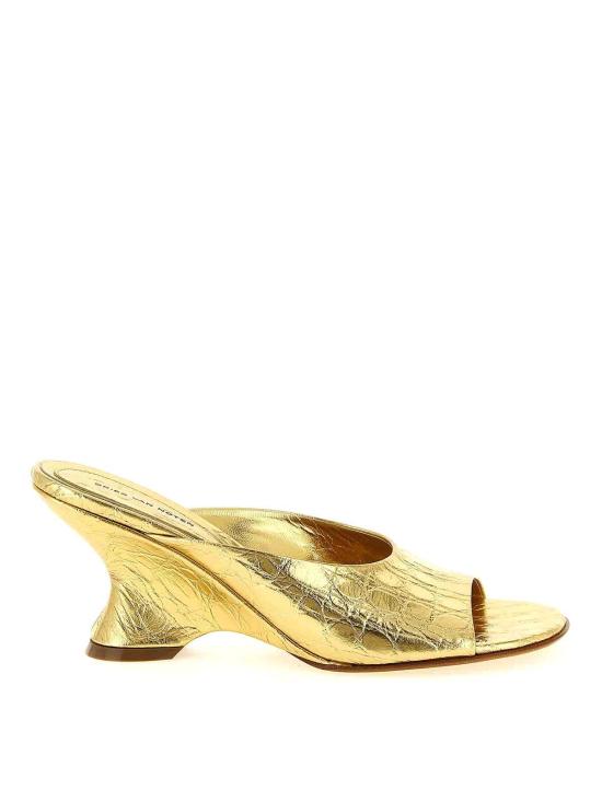 26SS 드리스 반 노튼 뮬/슬리퍼 261011711059795E15 Gold