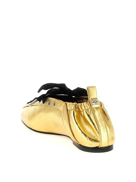 26SS 가니 플랫 슈즈 B1020041339 Gold - GANNI