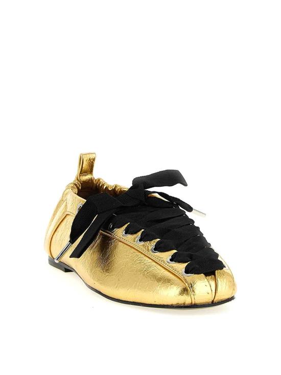 26SS 가니 플랫 슈즈 B1020041339 Gold - GANNI