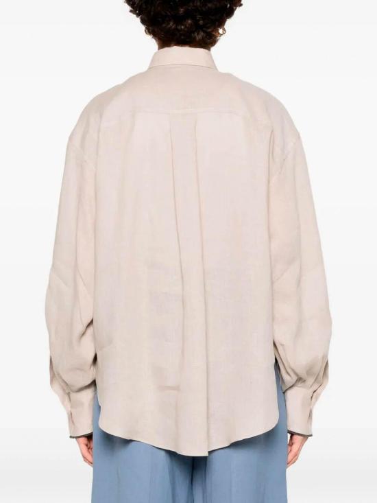 26SS 브루넬로 쿠치넬리 셔츠 MA698MQ906C4664 Beige - BRUNELLO CUCINELLI