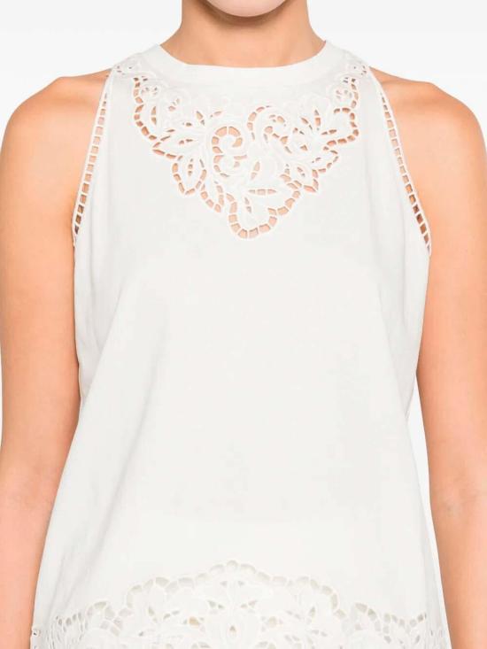 26SS 트윈셋 민소매 티셔츠 261TP244100001 White - TWINSET