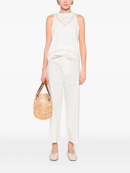 26SS 트윈셋 민소매 티셔츠 261TP244100001 White - TWINSET