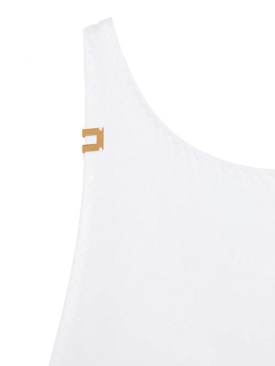 26SS 엘리자베타프랜치 민소매 티셔츠 BO03462E2360 Cream - ELISABETTA FRANCHI