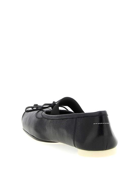  MM6 메종마르지엘라 플랫 슈즈 S59WZ0103P7561T8013 Black - MM6 MAISON MARGIELA