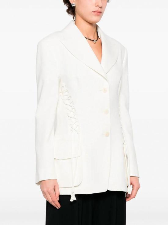 26SS 에르마노 설비노 자켓 D486I311HKI10602 White - ERMANNO SCERVINO