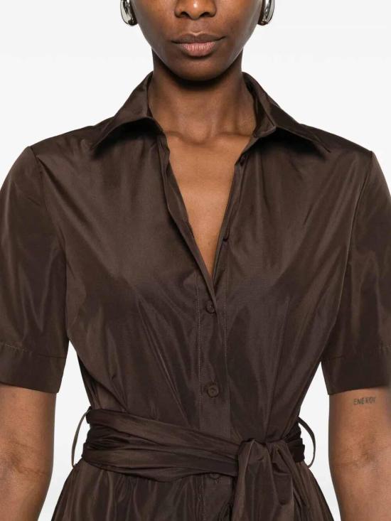 26SS 파로쉬 미디 스커트 PIMPY26D726098008 Brown - PAROSH